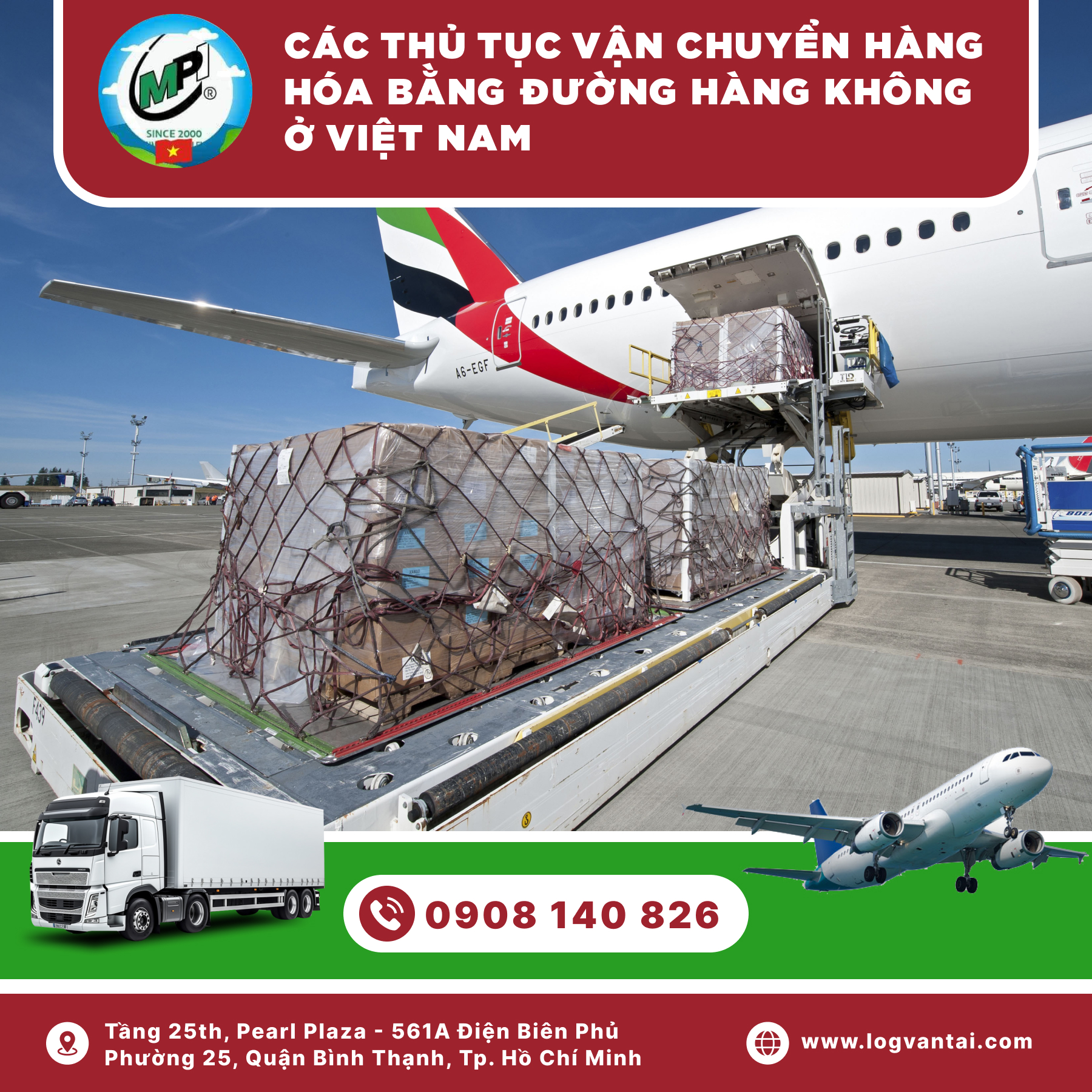 Các thủ tục vận chuyển hàng hóa bằng đường hàng không ở Việt Nam